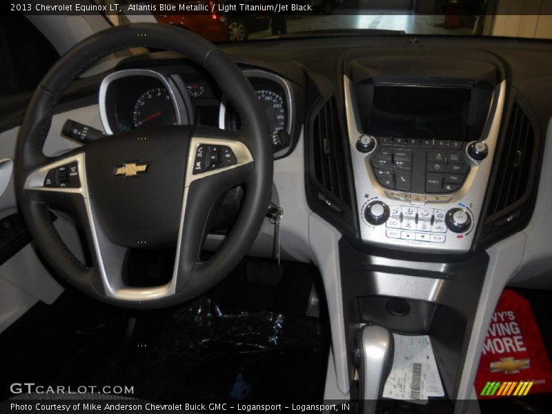 Atlantis Blue Metallic / Light Titanium/Jet Black 2013 Chevrolet Equinox LT