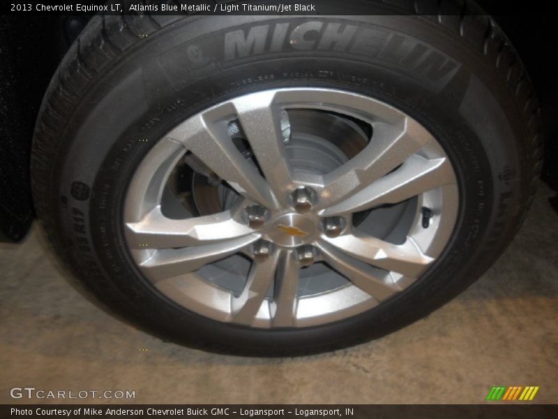 Atlantis Blue Metallic / Light Titanium/Jet Black 2013 Chevrolet Equinox LT