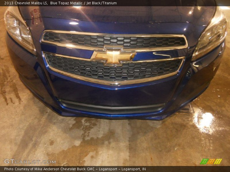 Blue Topaz Metallic / Jet Black/Titanium 2013 Chevrolet Malibu LS
