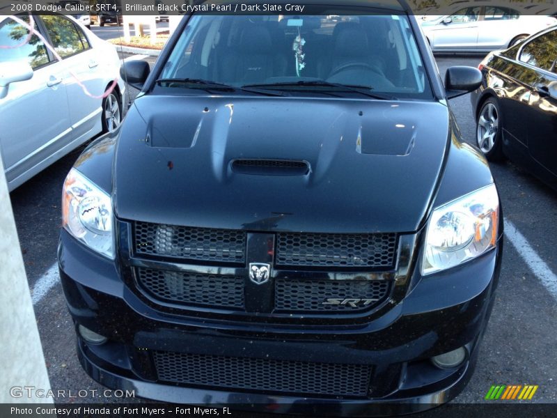 Brilliant Black Crystal Pearl / Dark Slate Gray 2008 Dodge Caliber SRT4