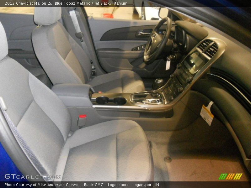 Blue Topaz Metallic / Jet Black/Titanium 2013 Chevrolet Malibu LS