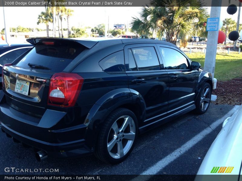 Brilliant Black Crystal Pearl / Dark Slate Gray 2008 Dodge Caliber SRT4