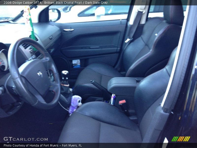 Brilliant Black Crystal Pearl / Dark Slate Gray 2008 Dodge Caliber SRT4