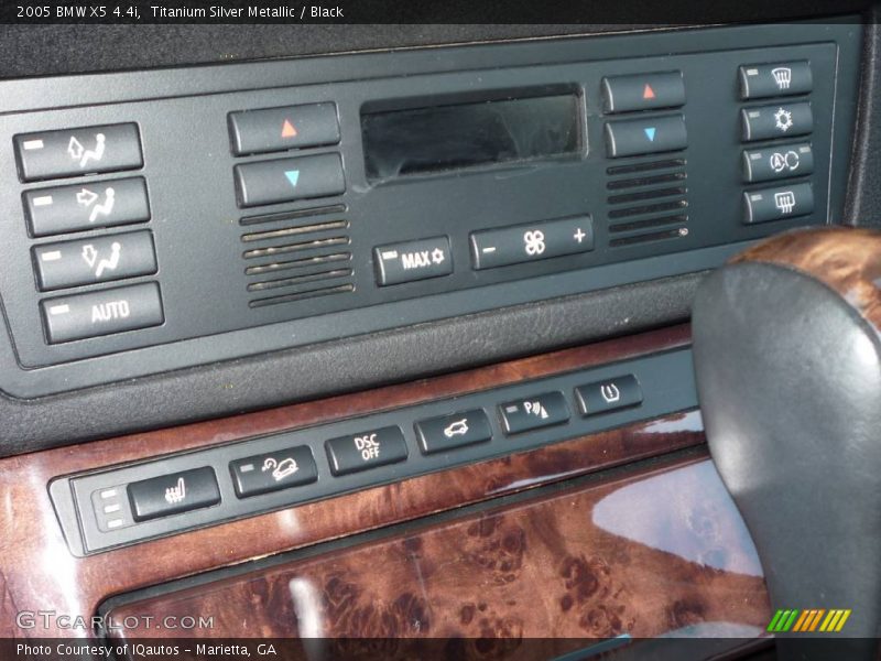 Titanium Silver Metallic / Black 2005 BMW X5 4.4i