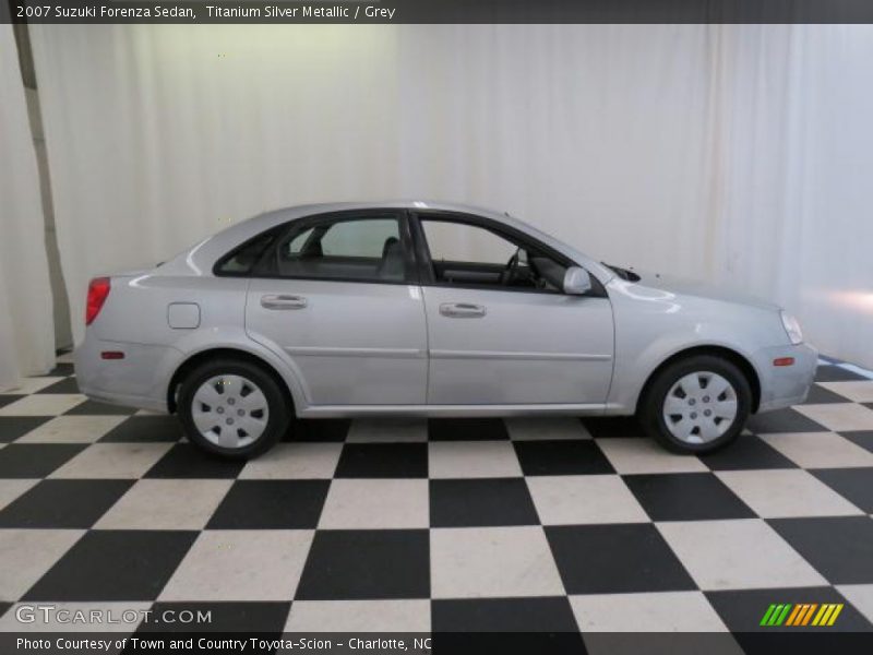 Titanium Silver Metallic / Grey 2007 Suzuki Forenza Sedan