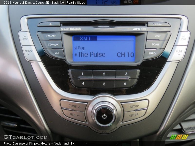 Audio System of 2013 Elantra Coupe SE