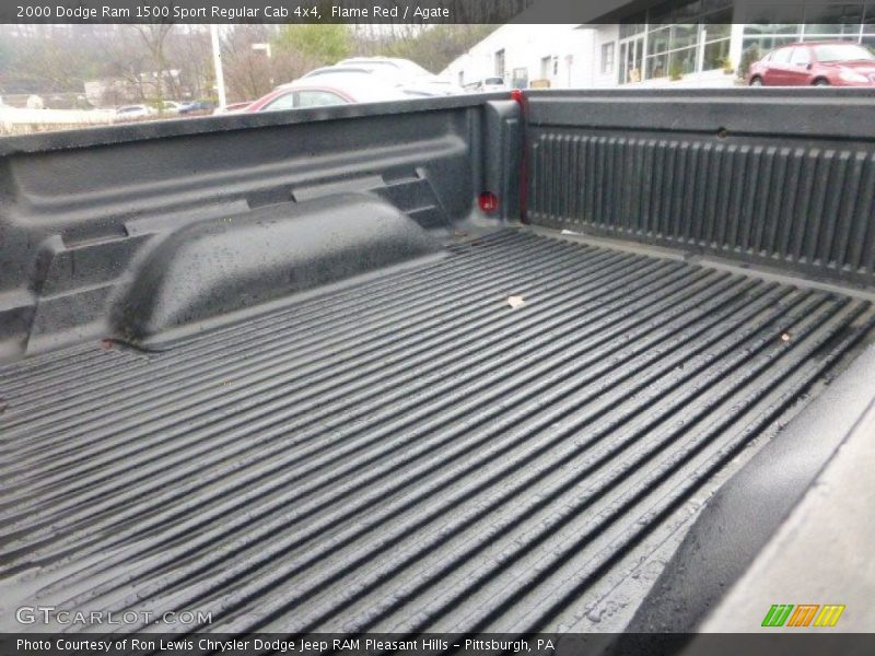 Flame Red / Agate 2000 Dodge Ram 1500 Sport Regular Cab 4x4