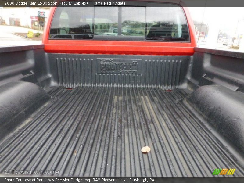 Flame Red / Agate 2000 Dodge Ram 1500 Sport Regular Cab 4x4