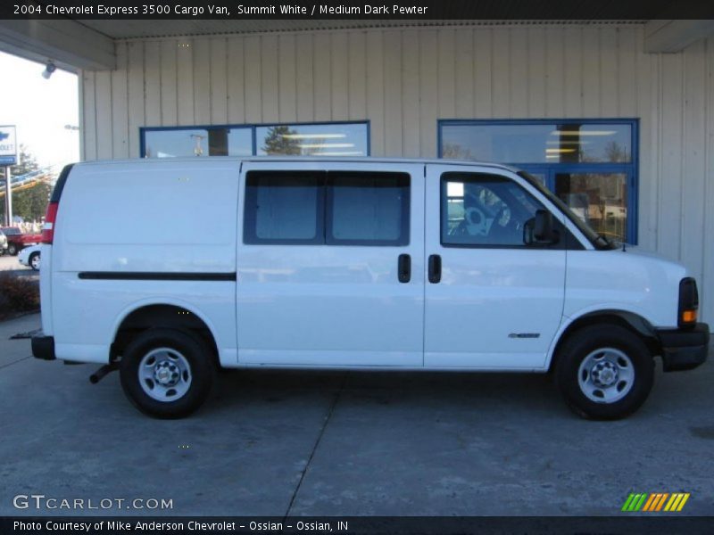 Summit White / Medium Dark Pewter 2004 Chevrolet Express 3500 Cargo Van