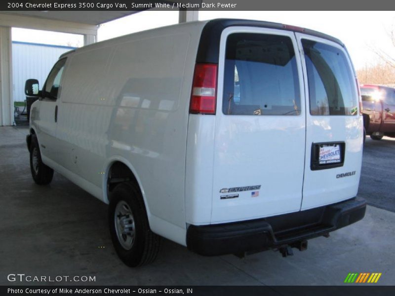 Summit White / Medium Dark Pewter 2004 Chevrolet Express 3500 Cargo Van