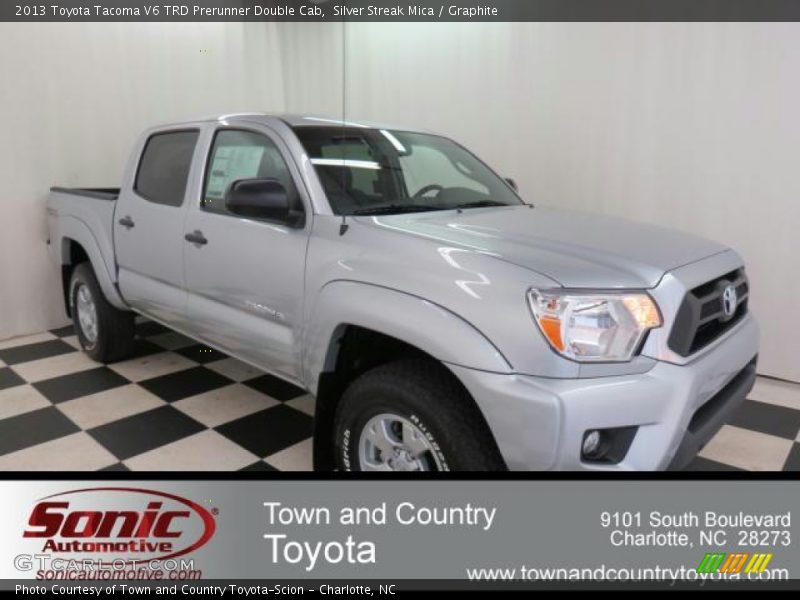 Silver Streak Mica / Graphite 2013 Toyota Tacoma V6 TRD Prerunner Double Cab