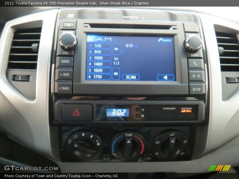 Controls of 2013 Tacoma V6 TRD Prerunner Double Cab