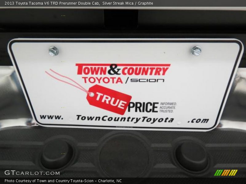 Silver Streak Mica / Graphite 2013 Toyota Tacoma V6 TRD Prerunner Double Cab