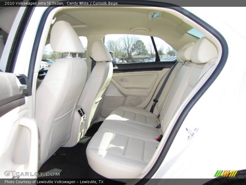 Candy White / Cornsilk Beige 2010 Volkswagen Jetta SE Sedan