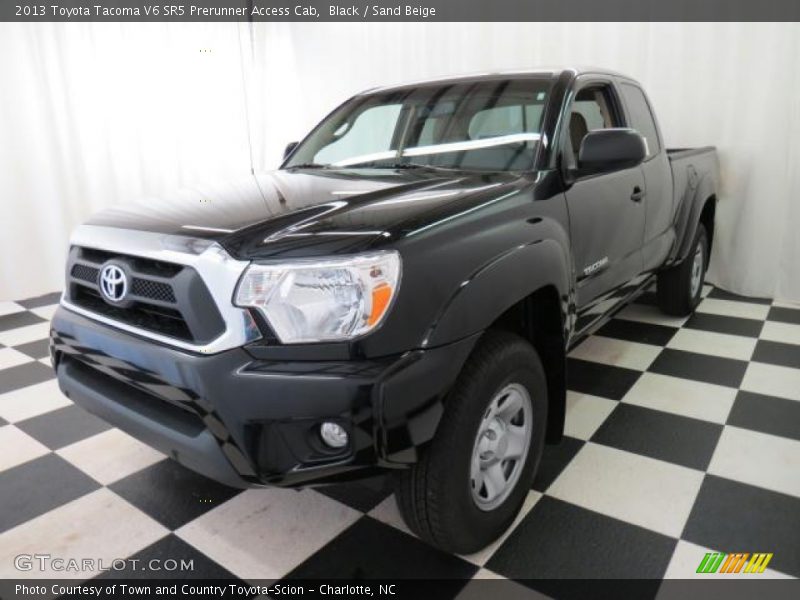 Black / Sand Beige 2013 Toyota Tacoma V6 SR5 Prerunner Access Cab