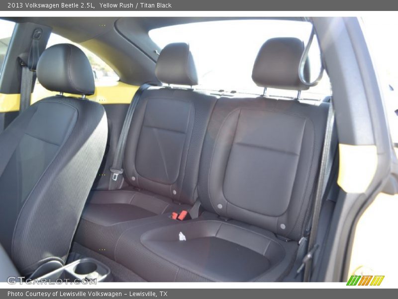 Yellow Rush / Titan Black 2013 Volkswagen Beetle 2.5L