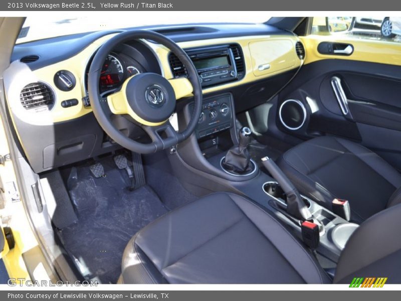 Titan Black Interior - 2013 Beetle 2.5L 