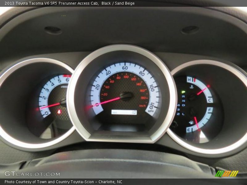 Black / Sand Beige 2013 Toyota Tacoma V6 SR5 Prerunner Access Cab