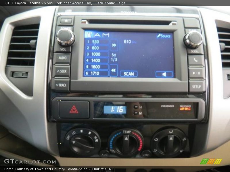 Black / Sand Beige 2013 Toyota Tacoma V6 SR5 Prerunner Access Cab