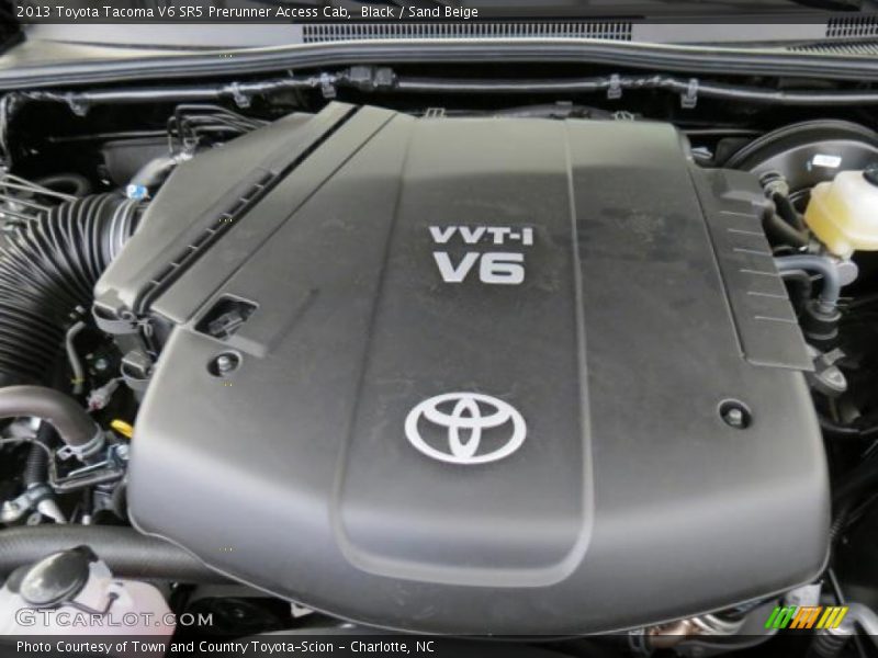 Black / Sand Beige 2013 Toyota Tacoma V6 SR5 Prerunner Access Cab