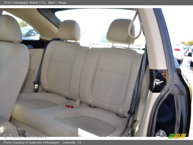Black / Beige 2013 Volkswagen Beetle 2.5L
