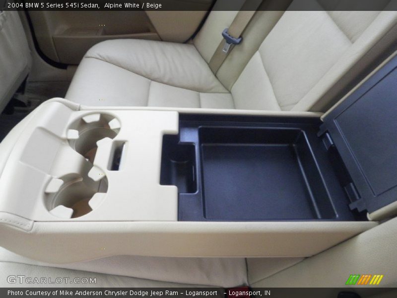 Alpine White / Beige 2004 BMW 5 Series 545i Sedan