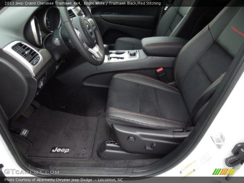  2013 Grand Cherokee Trailhawk 4x4 Trailhawk Black/Red Stitching Interior