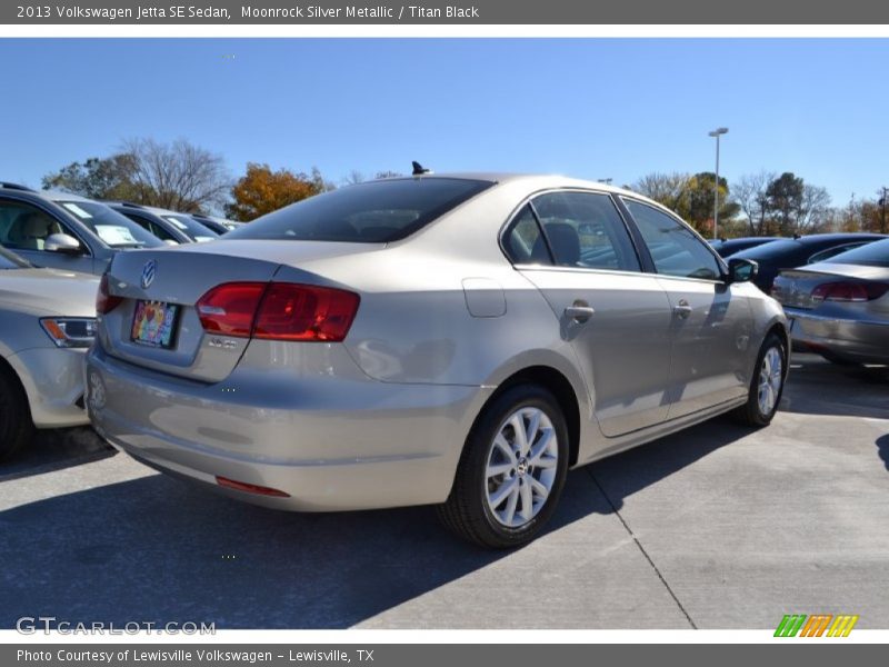Moonrock Silver Metallic / Titan Black 2013 Volkswagen Jetta SE Sedan