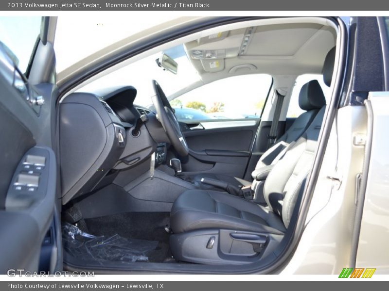 Moonrock Silver Metallic / Titan Black 2013 Volkswagen Jetta SE Sedan