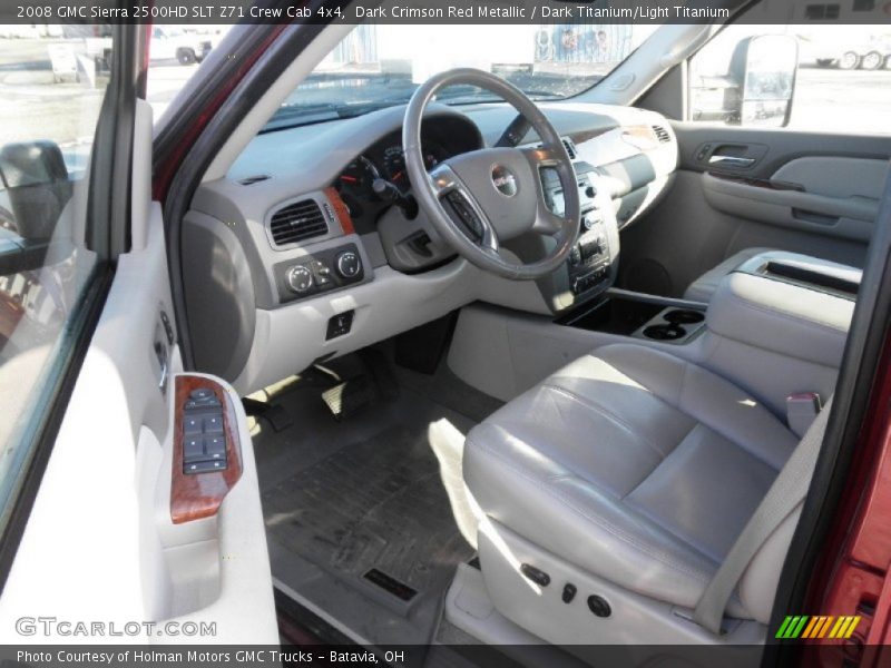 Dark Crimson Red Metallic / Dark Titanium/Light Titanium 2008 GMC Sierra 2500HD SLT Z71 Crew Cab 4x4
