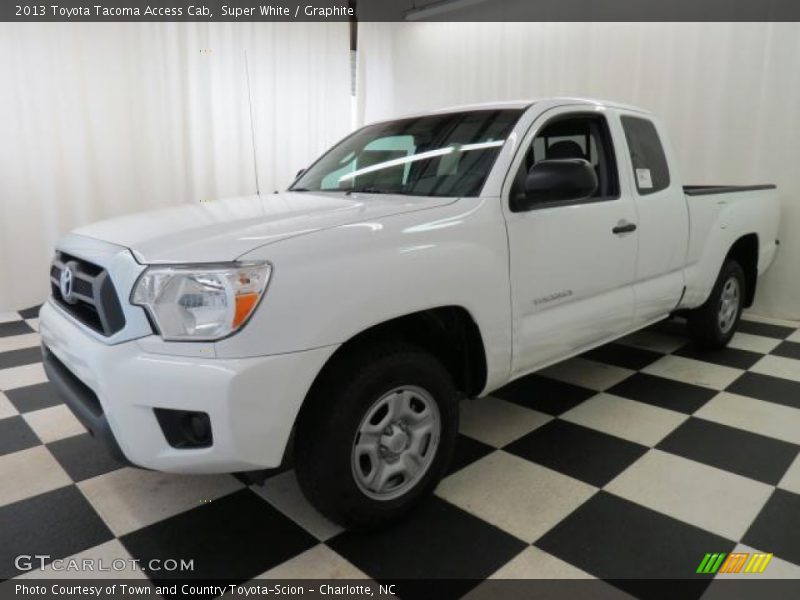 Super White / Graphite 2013 Toyota Tacoma Access Cab