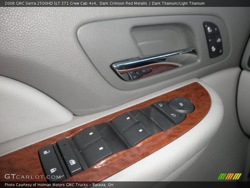 Dark Crimson Red Metallic / Dark Titanium/Light Titanium 2008 GMC Sierra 2500HD SLT Z71 Crew Cab 4x4