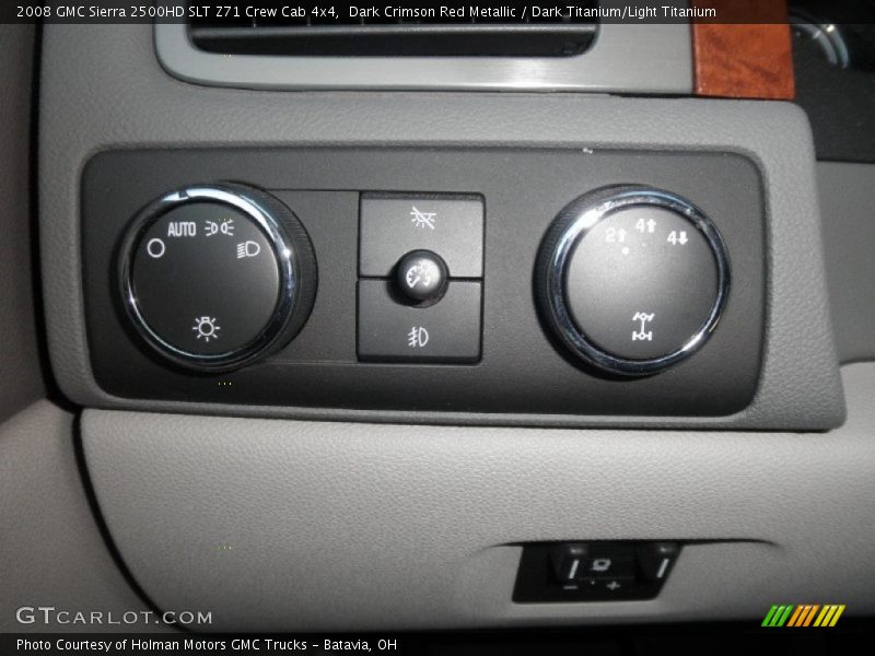 Dark Crimson Red Metallic / Dark Titanium/Light Titanium 2008 GMC Sierra 2500HD SLT Z71 Crew Cab 4x4