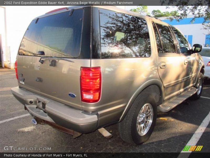 Arizona Beige Metallic / Medium Parchment 2002 Ford Expedition Eddie Bauer 4x4