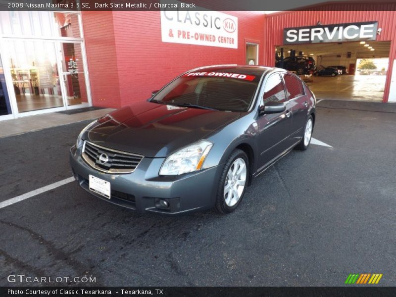 Dark Slate Metallic / Charcoal Black 2008 Nissan Maxima 3.5 SE