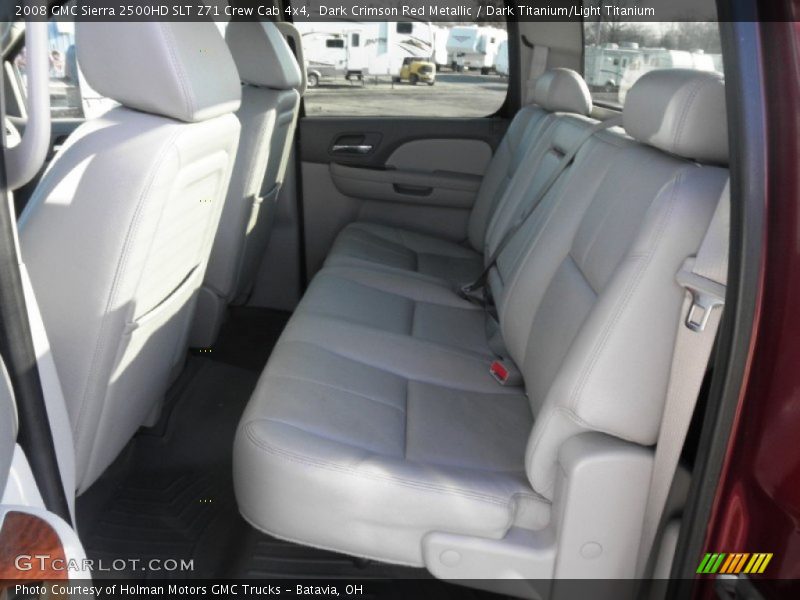Dark Crimson Red Metallic / Dark Titanium/Light Titanium 2008 GMC Sierra 2500HD SLT Z71 Crew Cab 4x4