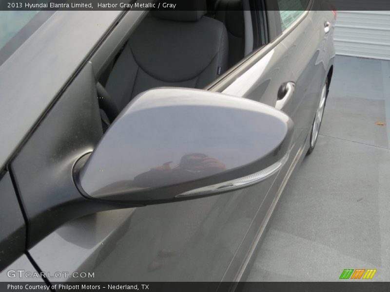 Harbor Gray Metallic / Gray 2013 Hyundai Elantra Limited