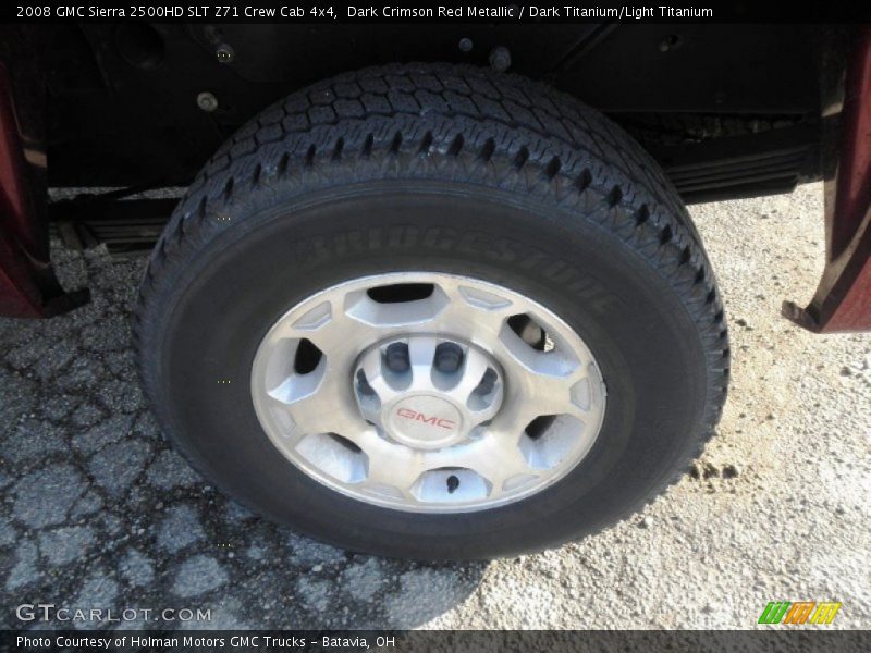 Dark Crimson Red Metallic / Dark Titanium/Light Titanium 2008 GMC Sierra 2500HD SLT Z71 Crew Cab 4x4