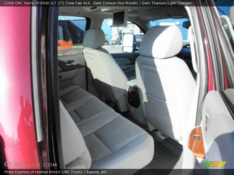 Dark Crimson Red Metallic / Dark Titanium/Light Titanium 2008 GMC Sierra 2500HD SLT Z71 Crew Cab 4x4