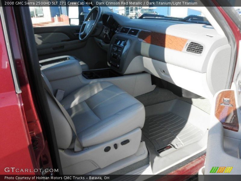 Dark Crimson Red Metallic / Dark Titanium/Light Titanium 2008 GMC Sierra 2500HD SLT Z71 Crew Cab 4x4