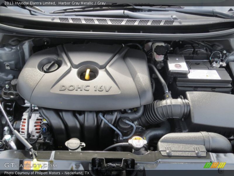 Harbor Gray Metallic / Gray 2013 Hyundai Elantra Limited