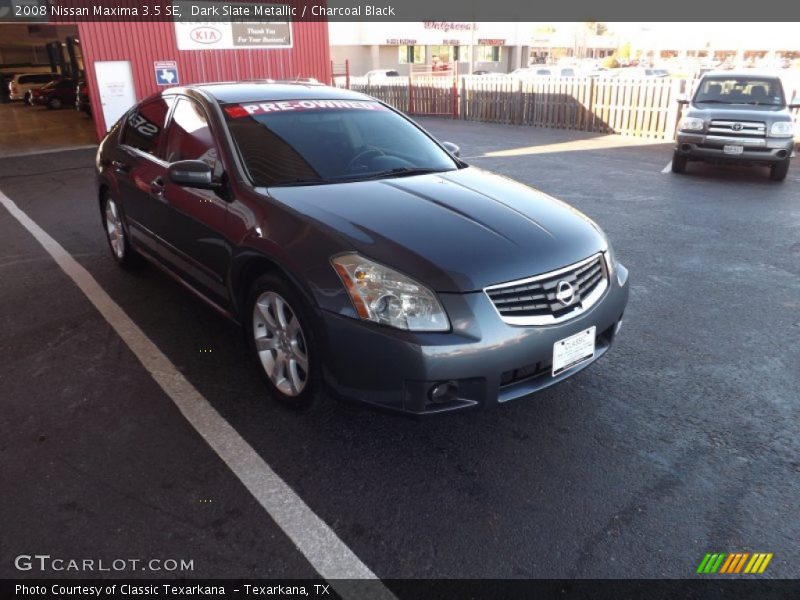 Dark Slate Metallic / Charcoal Black 2008 Nissan Maxima 3.5 SE