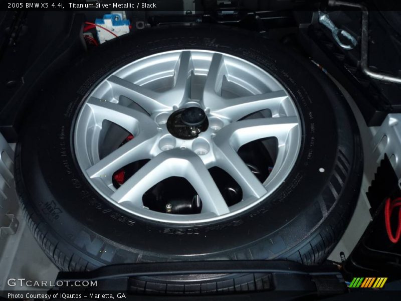 Titanium Silver Metallic / Black 2005 BMW X5 4.4i