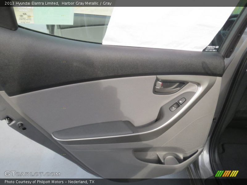 Harbor Gray Metallic / Gray 2013 Hyundai Elantra Limited