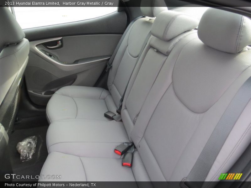 Harbor Gray Metallic / Gray 2013 Hyundai Elantra Limited