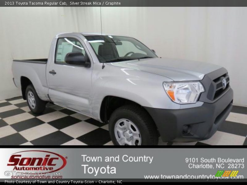 Silver Streak Mica / Graphite 2013 Toyota Tacoma Regular Cab