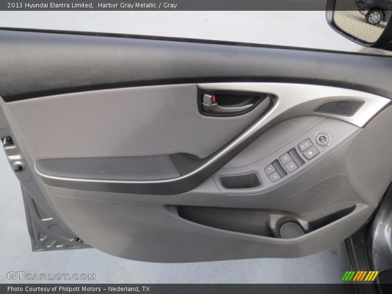 Harbor Gray Metallic / Gray 2013 Hyundai Elantra Limited