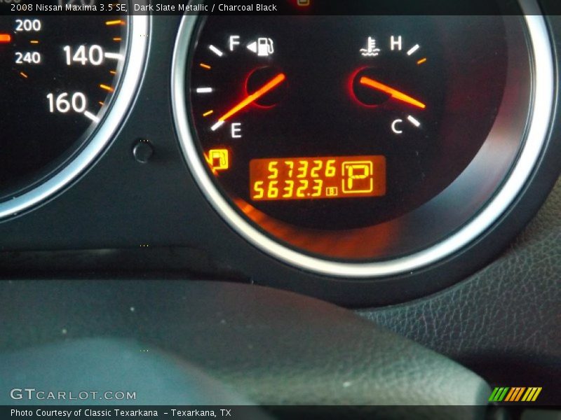 Dark Slate Metallic / Charcoal Black 2008 Nissan Maxima 3.5 SE