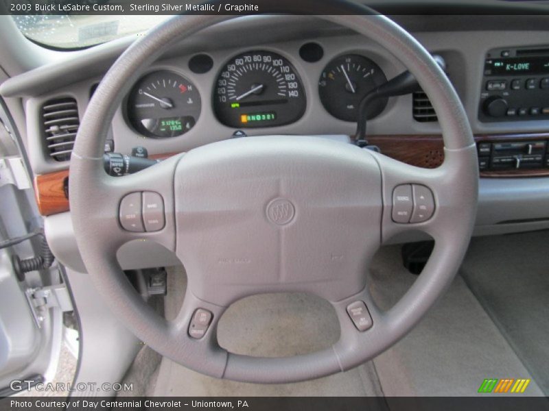 Sterling Silver Metallic / Graphite 2003 Buick LeSabre Custom