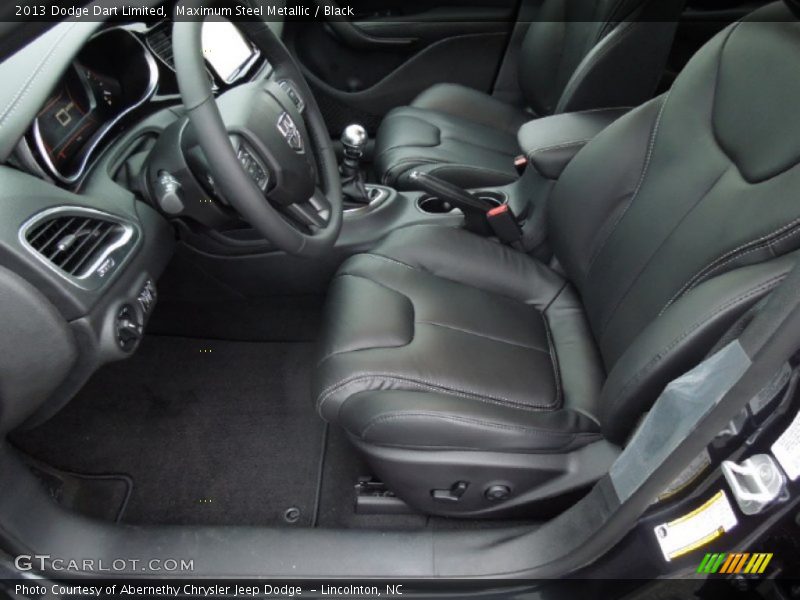 Maximum Steel Metallic / Black 2013 Dodge Dart Limited